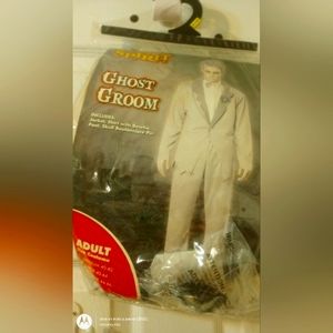Halloween Ghost groom adult costume